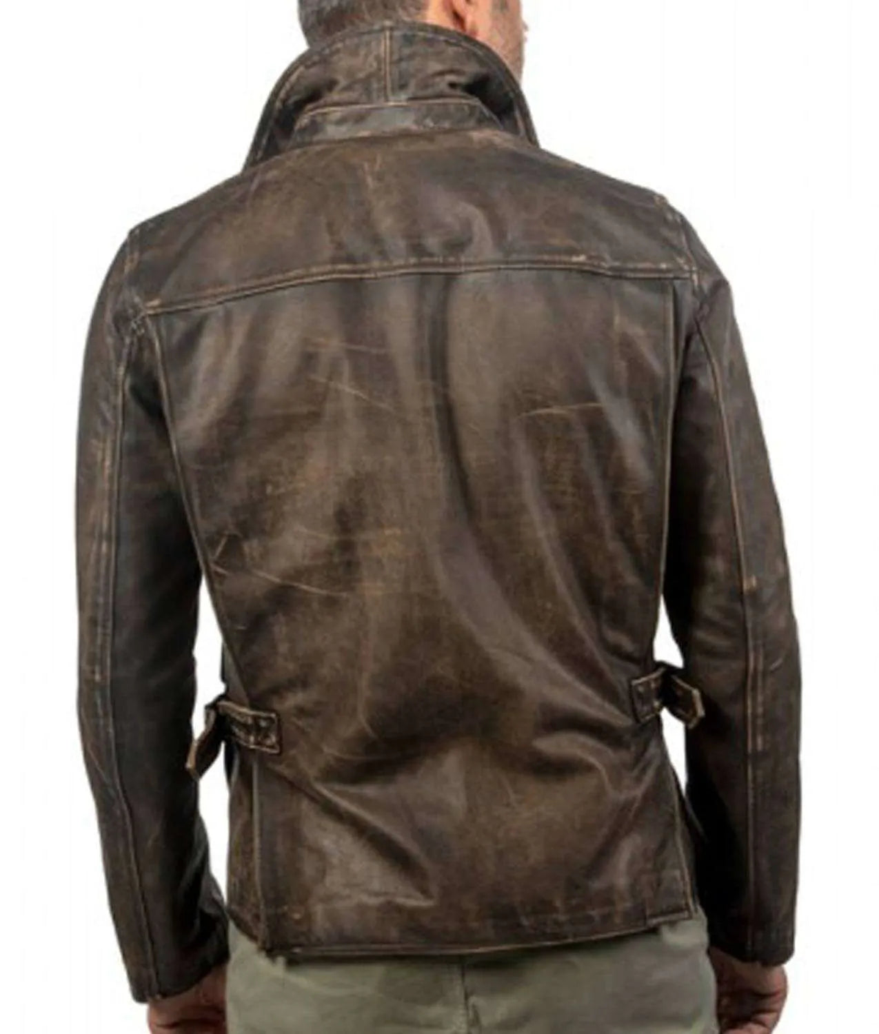 Indiana Jones Vintage Brown Leather Jacket