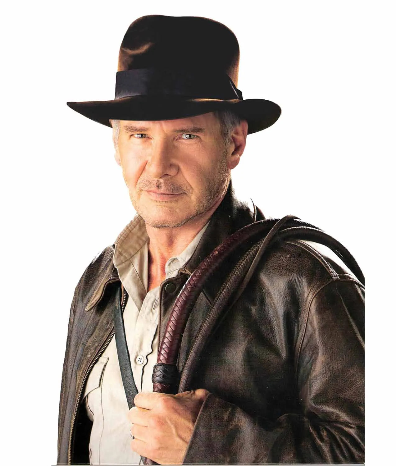 Indiana Jones Vintage Brown Leather Jacket